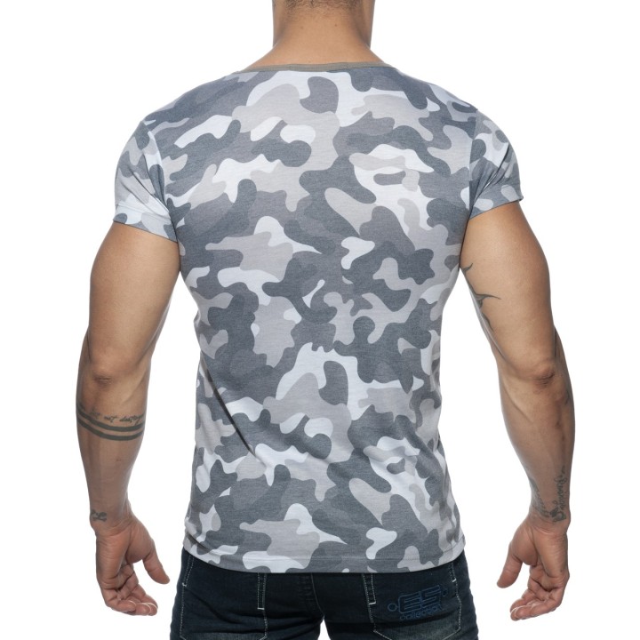 Addicted Washed Camo majica AD800