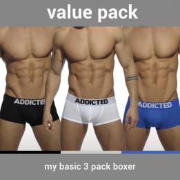 Addicted My Basic 3 Pack Boxer AD421P