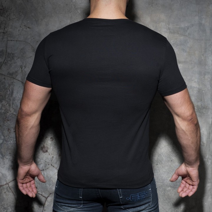 Tricou Fetiș cu Gât Rotund Addicted ADF103