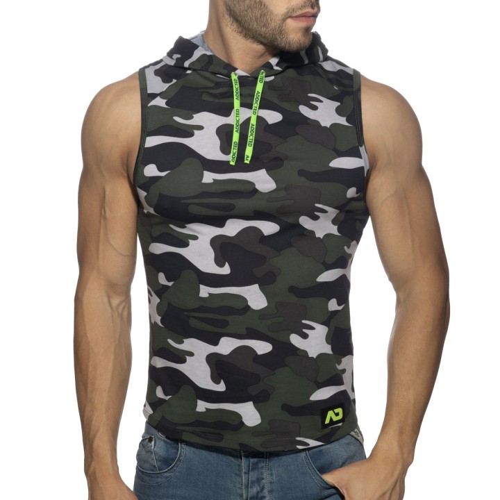 Addicted Baumwollpullover mit Bandverzierun AD1001