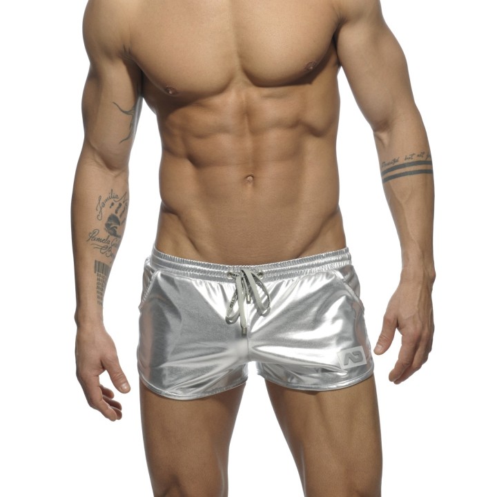 Addicted Metallischer Short AD562