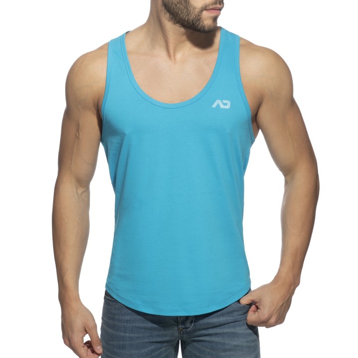 Addicted Baumwoll Tank Top mit U-Ausschnitt AD997
