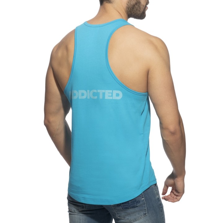 Addicted Baumwoll Tank Top mit U-Ausschnitt AD997