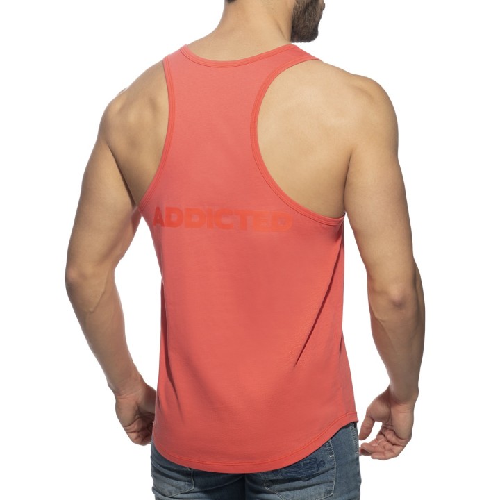 Addicted Baumwoll Tank Top mit U-Ausschnitt AD997