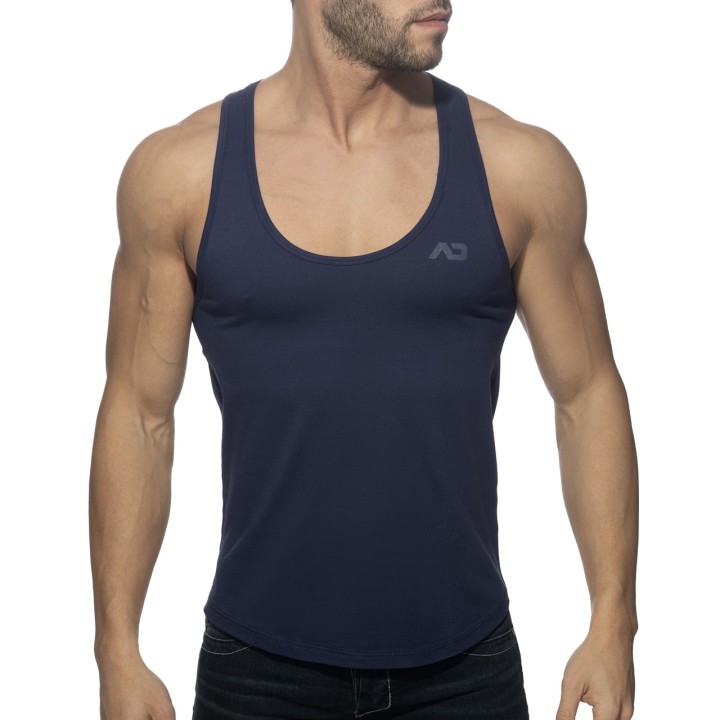Addicted Baumwoll Tank Top mit U-Ausschnitt AD997