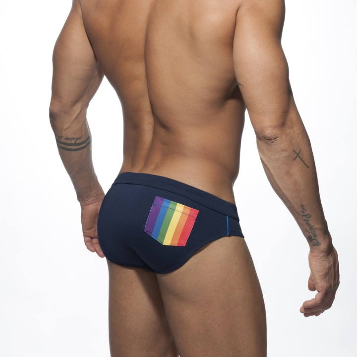 Addicted Regenbogen Badeslip ADS195