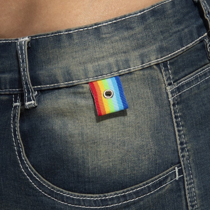 Addicted Rainbow Tape kratke traperice AD991