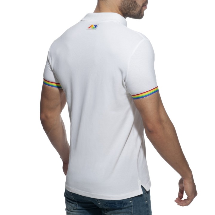 Addicted Regenbogen Polohemd AD960