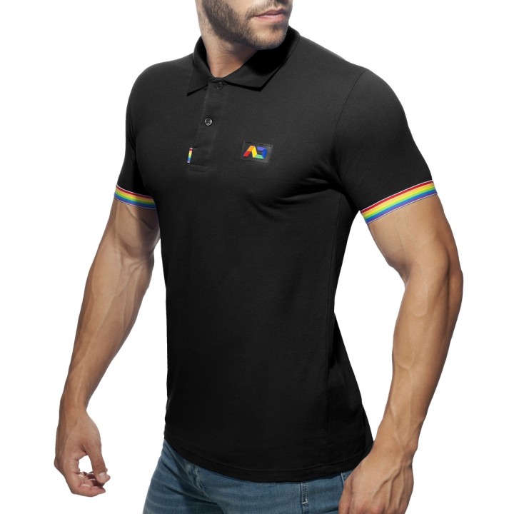 Addicted Rainbow Polo Shirt AD960