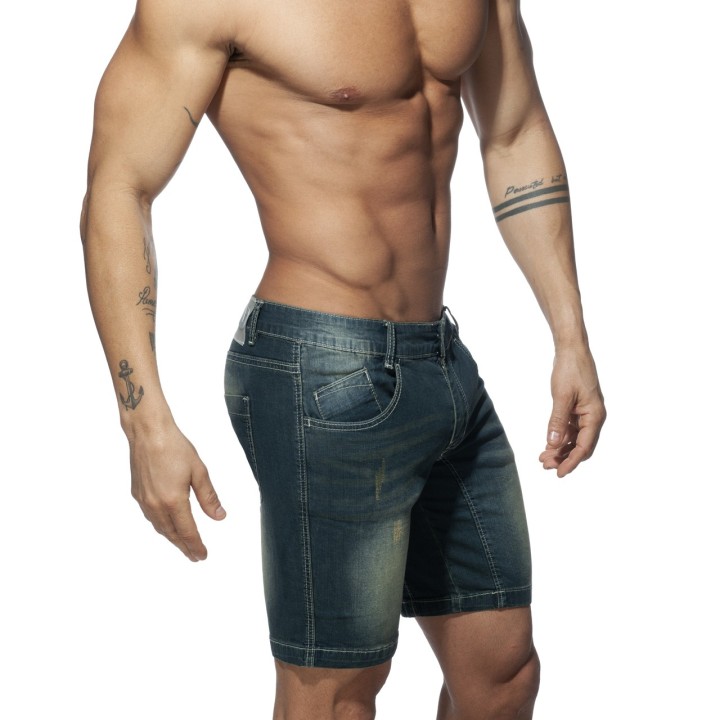 Addicted Squat Bermuda Jeans AD802