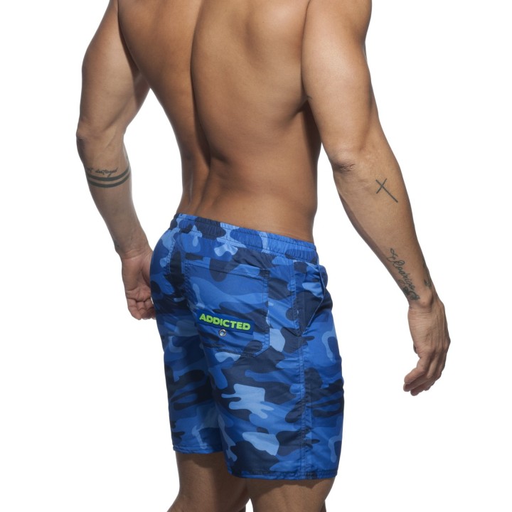 Slip de baie lung în culori de camuflaj ADS095 Addicted