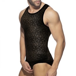 Addicted Spitzen Tanktop mit Blumenmuster AD1077