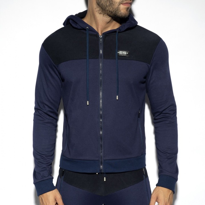 Hanorac cu Glugă Bleumarin ES Collection SP276