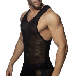 Addicted Armelloser Netz Kapuzenpullover AD968