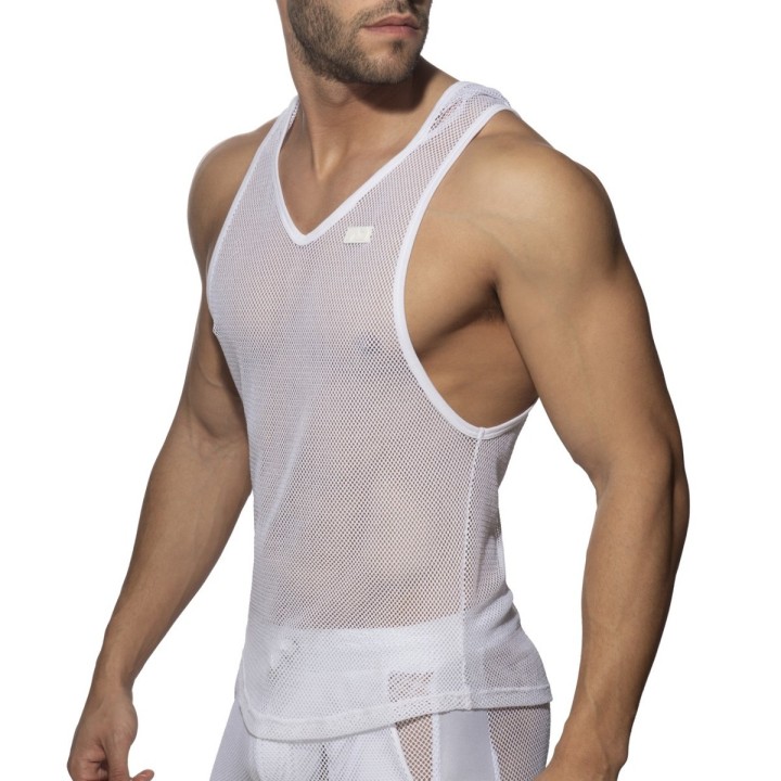 Addicted Mesh Sleeveless Hoody AD968