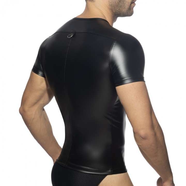 Addicted Zip Fetish košulja kratkih rukava AD1035