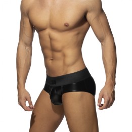 Addicted Back Zip Rub Brief ADF131
