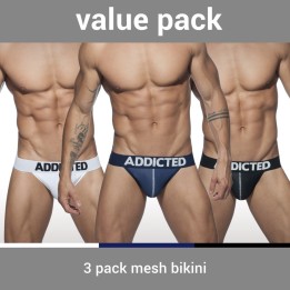 Addicted 3 Darabos Sztreccses Push-up Bikini AD679P