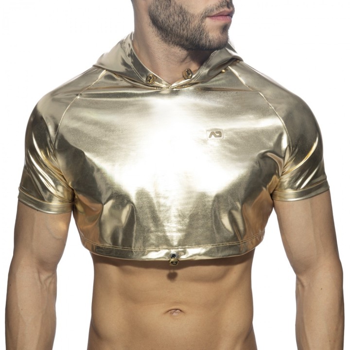 Croptop Auriu&Argintiu Addicted AD1170