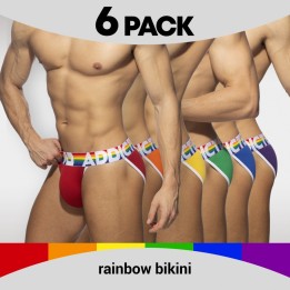 Addicted 6-Pak Tęczowe Bikini AD1146