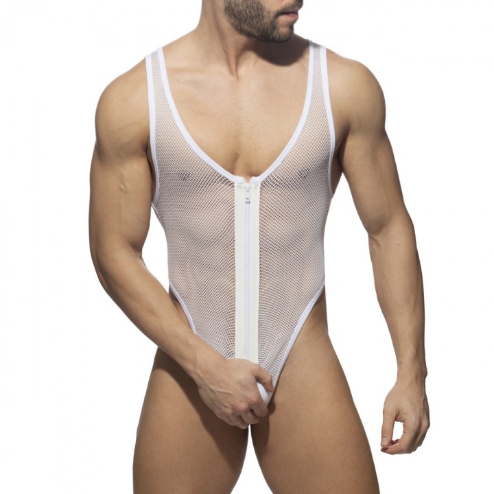Addicted Síťované Body Tanga na Zip ADF151