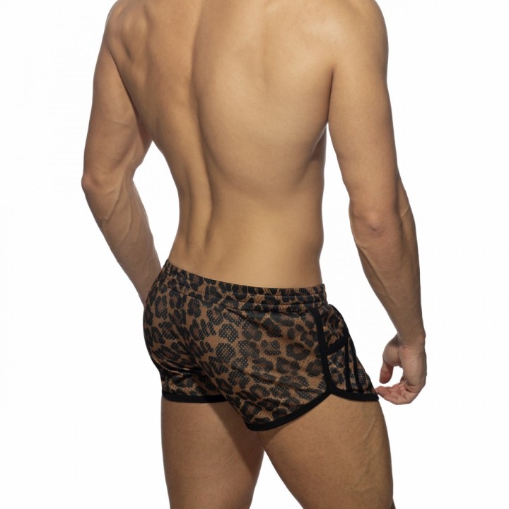 Addicted Šortky Leopard Mesh Rocky AD1138