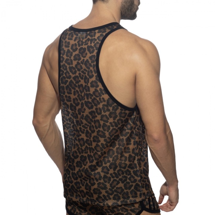 Addicted Leopard Mesh Trikó AD1139