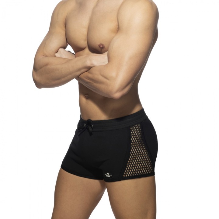 Addicted Mesh-Striped Szorty ADF169