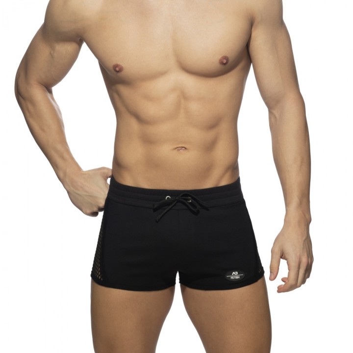 Addicted Mesh-Striped Szorty ADF169