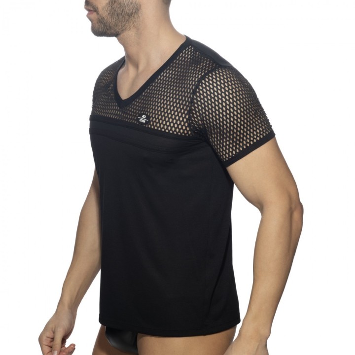 Addicted Mesh Striped Póló ADF166
