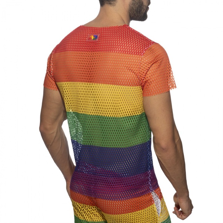 Тениска от мрежа Rainbow Addicted AD1167