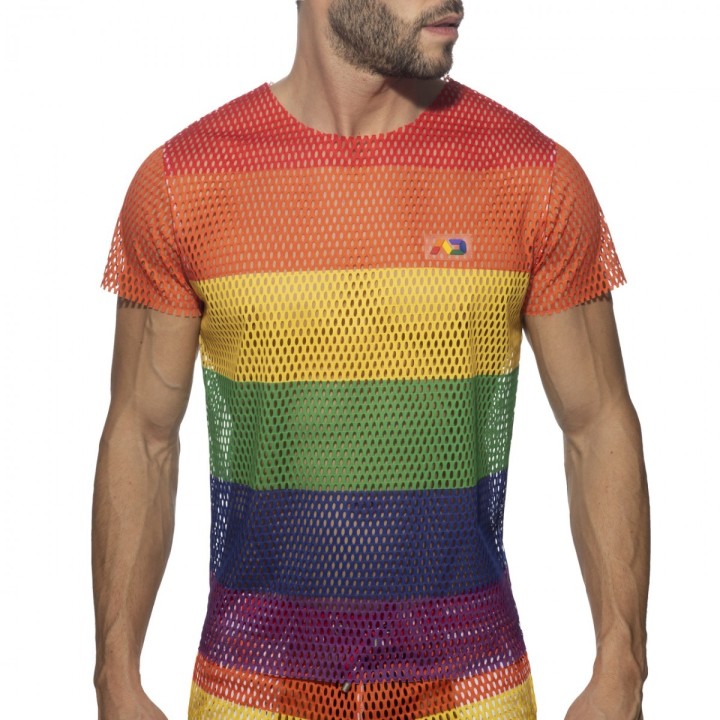 Тениска от мрежа Rainbow Addicted AD1167