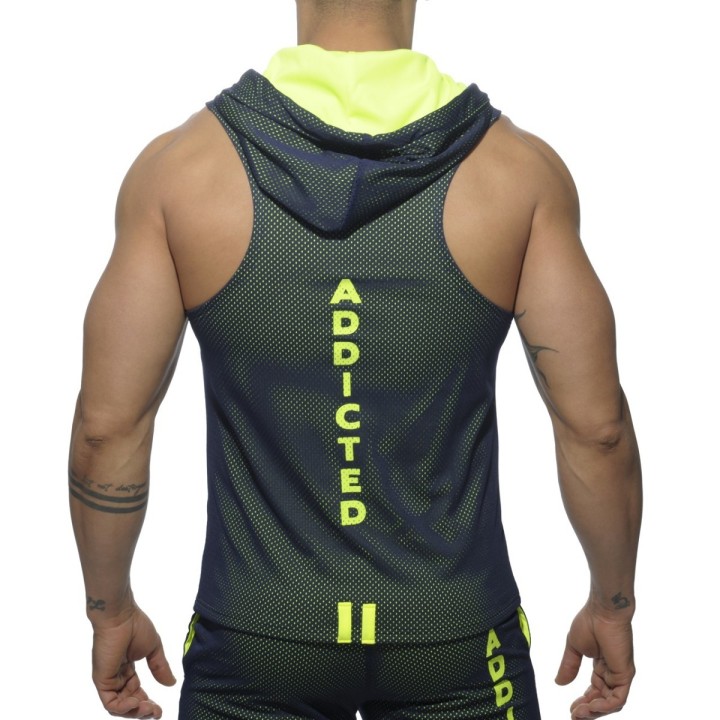Addicted Loop Mesh Hoody mit Ärmeln AD355
