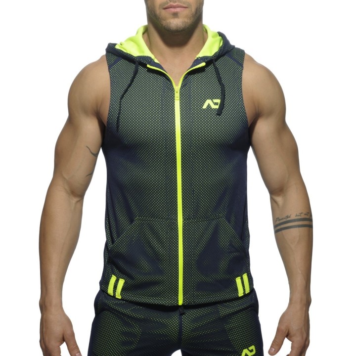 Addicted Loop Mesh Hoody mit Ärmeln AD355