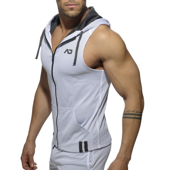 Addicted Loop Mesh Hoody mit Ärmeln AD355