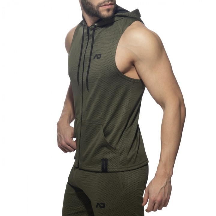 Addicted Loop Mesh Hoody mit Ärmeln AD355