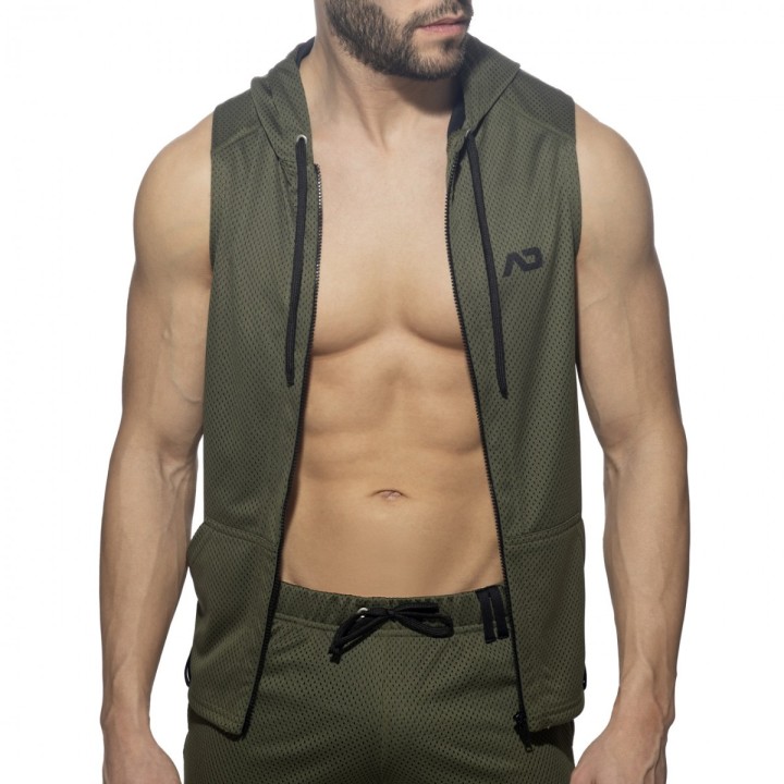 Addicted Hanorac Loop Mesh Fără Mâneci AD355