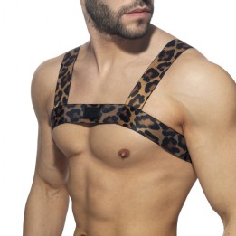 Addicted Elastický Postroj Leopard AD1183