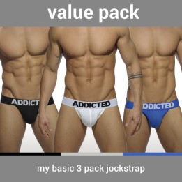 Addicted My Basic 3 Pack Jock AD422