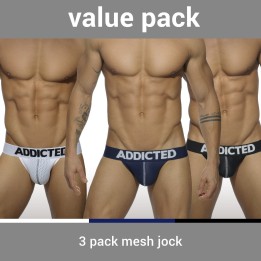 Addicted 3 Darabos Mesh Jockstrap AD479