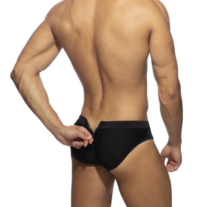Addicted Allover Reißverschluss Bade Slip ADF150