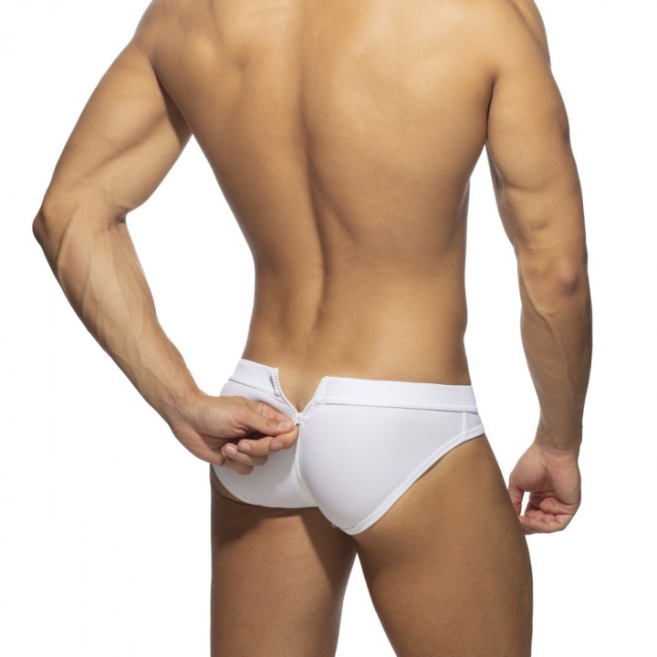 Addicted Allover Zip Swim Brief ADF150