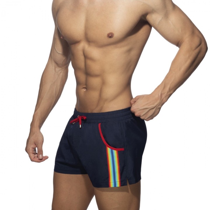 Addicted Rainbow Tape Bade Short ADS321