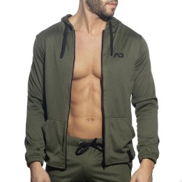 Addicted Long Sleeves Loop-Mesh Hoody AD1214
