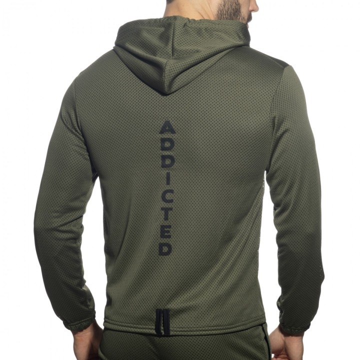 Addicted Langarm Loop-Mesh Hoody AD1214