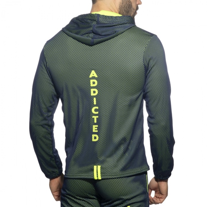 Addicted Langarm Loop-Mesh Hoody AD1214