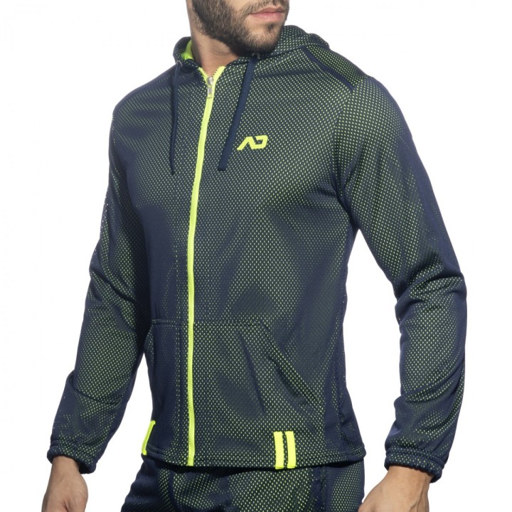 Addicted Langarm Loop-Mesh Hoody AD1214