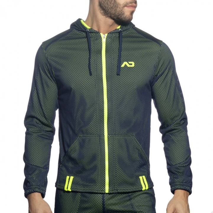 Addicted Langarm Loop-Mesh Hoody AD1214