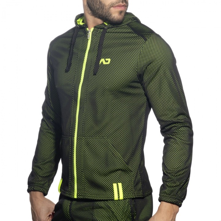 Addicted Langarm Loop-Mesh Hoody AD1214