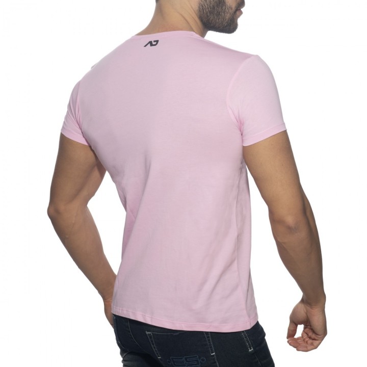 Addicted Bear T-Shirt z Okrągłym Dekoltem AD424